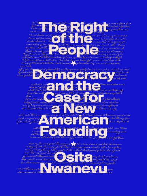 Title details for The Right of the People by Osita Nwanevu - Wait list